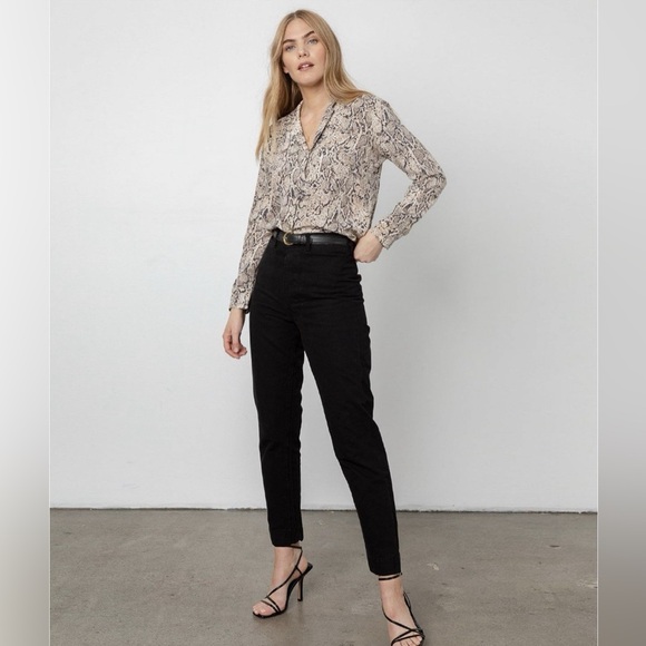 Rails Black High Rise Jeans - Picture 1 of 7